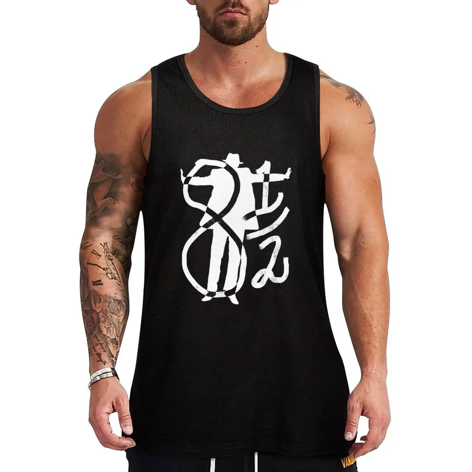 

8 1/2 (white version) Tank Top Sports Fitness Tank Top Quick Dry Moisture Wicking