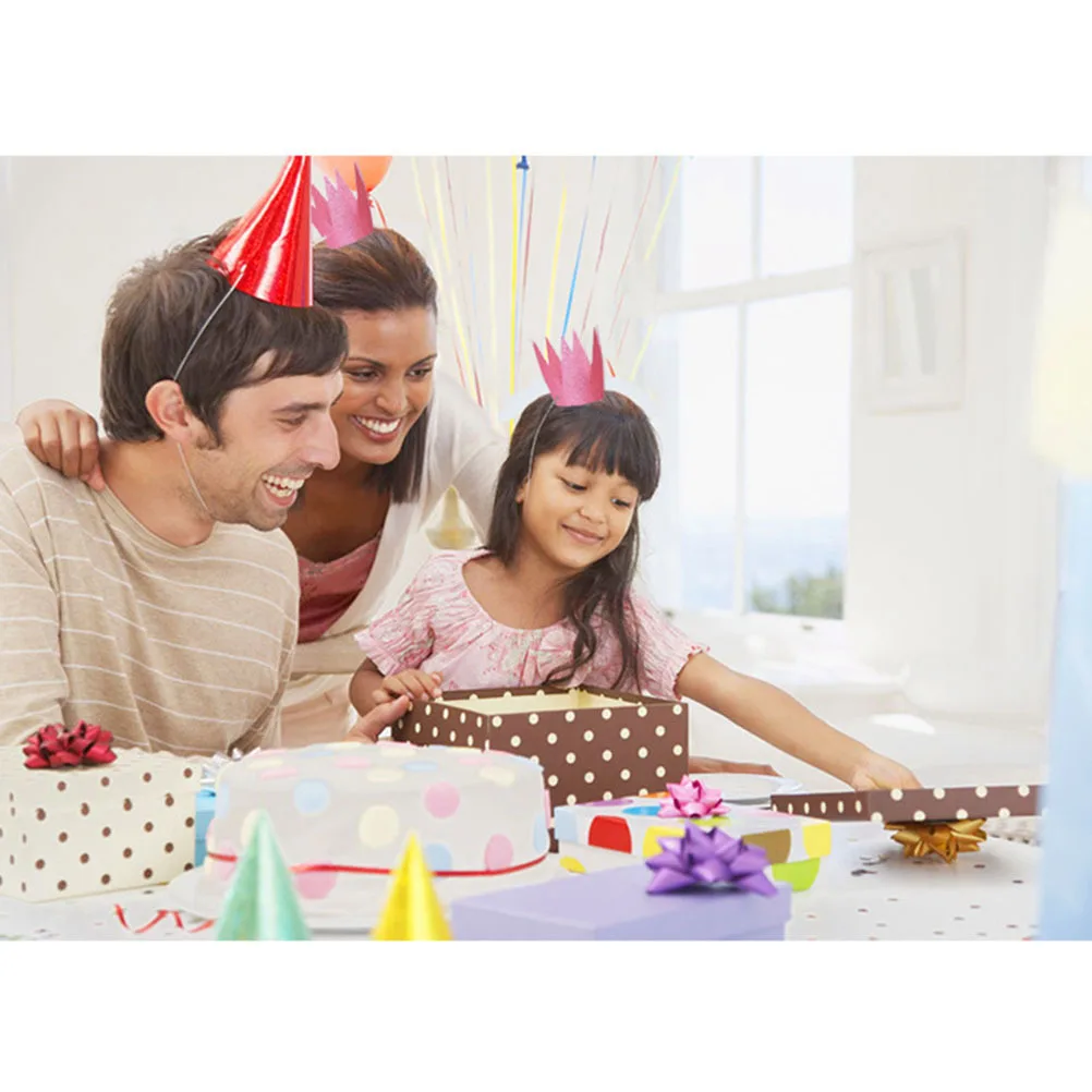 

6Pcs Glitter Birthday Crown Hats Crowns for Kids Adults Toddler Headpiece Party Decorations Birthday Crown