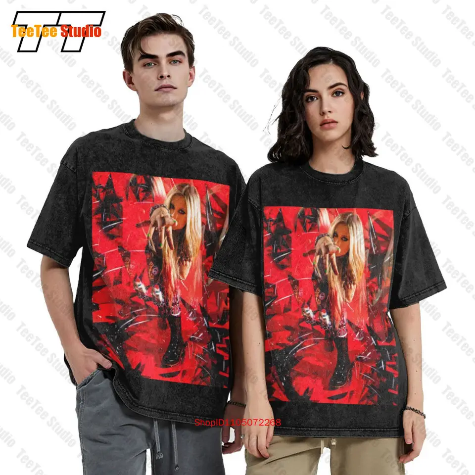 Avril Lavigne Tour 2022 Bite Me Vintage Oversized T-Shirt E4OX