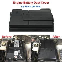 Car Engine Battery Dustproof Cover Waterproof Protective Shell for VW Golf Tiguan Passat for Skoda Octavia Kodiaq for Seat