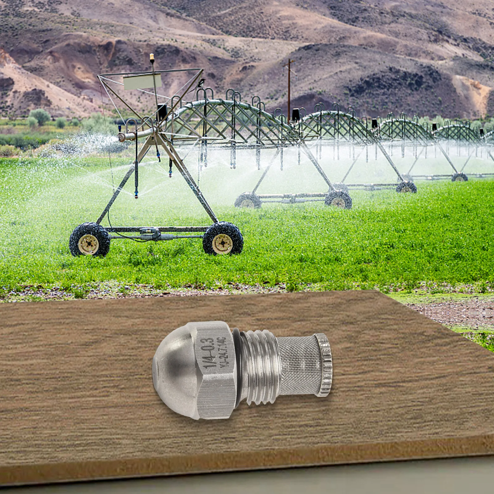 AAAAA1/4BSPT MistNozzle 0.3-1.5mmOrifice 直径加湿冷却霧テストステンレス鋼微細噴霧スプレー