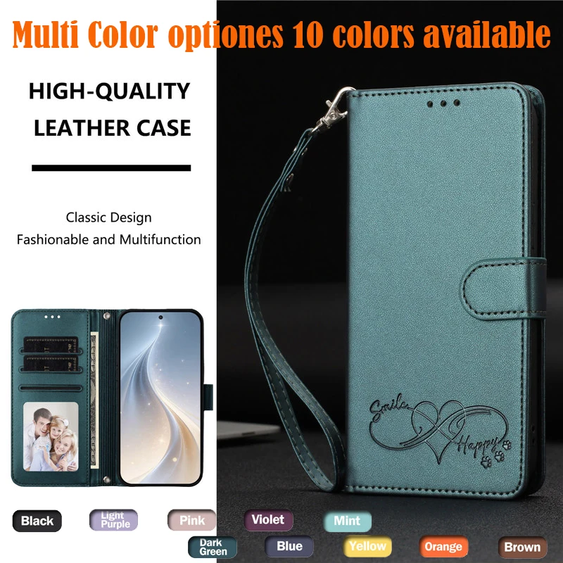 Business Wallet Phone Flip Cover Leather Cases For Samsung Galaxy A55 A35 A25 A15 A05 A05S 4G 5G Phone Case Solid color Bag Etui