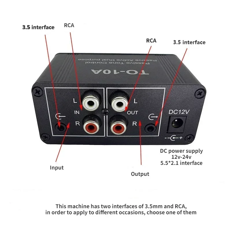 Préamplificateur de signal audio NE5532, contrôle de tonalité passif, musique stéréo, carte d'amplificateur de puissance Heaphone, contrôle du volume des aigus et des basses