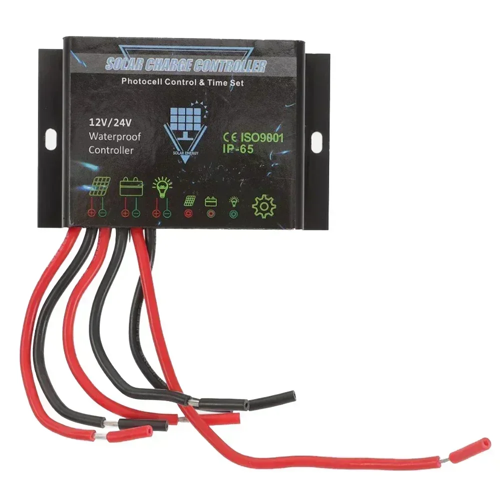 12/24V Mppt Regulator Intelligent Solar Controller Solar Charge Light Control For Short Circuit Reverse Connection Protection