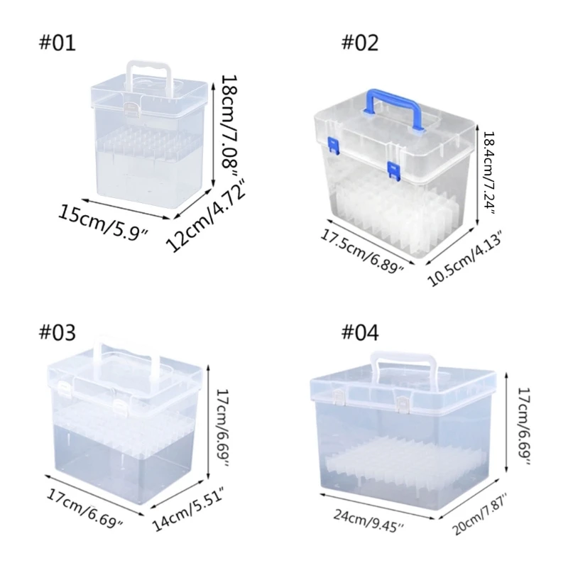 Прозрачный ящик для хранения маркеров, контейнер для рукоделия, поднос для офиса, органайзер, Прямая поставка