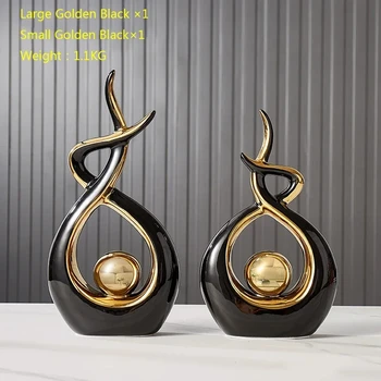 Nordic-style ceramic figurines / sculpture decor 1