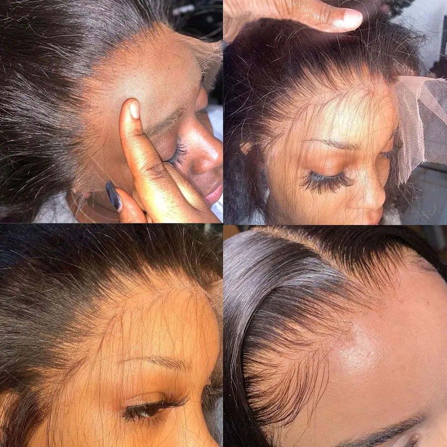 Eva Hair 7x5/5x5/6x6 HD Lace Closure Skin Melted Natural Scalp HD Lace Human Hair 13x4/13x6 HD Lace Frontal Straight & Body Wave