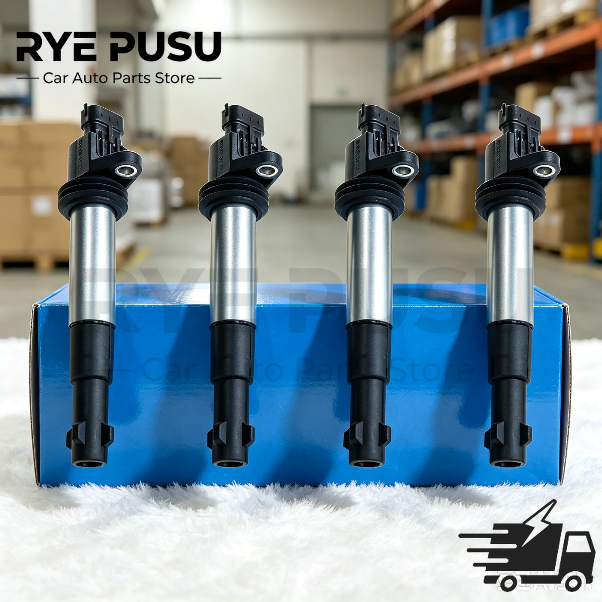 4Pcs 2112370501010 Ignition Coil for LADA for 110 (2110) 111 (2111) 112 (2112) Kalina Priora Samara 1220703202 0221504461 20466