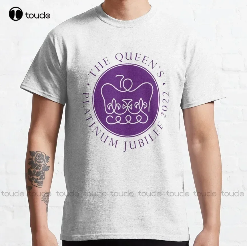 Queens Jubilee Platinum Jubilee Classic T-Shirt Men'S Golf Shirts Oversized Graphic T Shirts 100% Cotton Xs-5Xl Size Retro