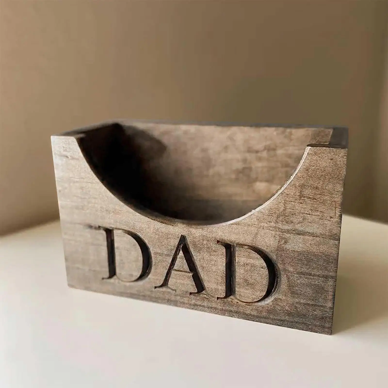 Dad Hat Holder Box Fathers Day Gifts Present from Daughter Organizer for Baseball Caps Display Stand for Papa Husband Dad