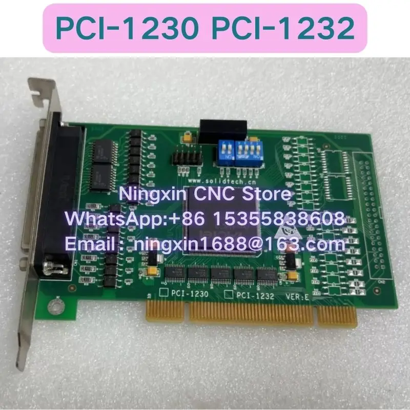 Second-hand PCI-1230 PCI-1232 Optical isolation 32 channel input/output control card Functional test OK Fast delivery
