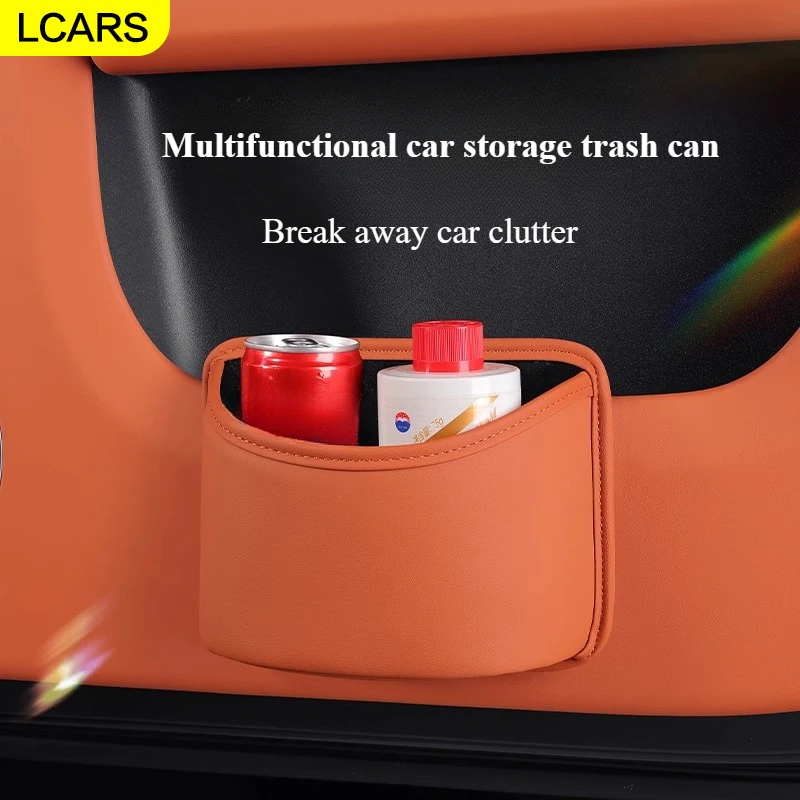 

Lcars - Fashionable Car Storage Trash Can Car Interior Supplies, a Variety of Colors Can Match Different Car Interior Styles
