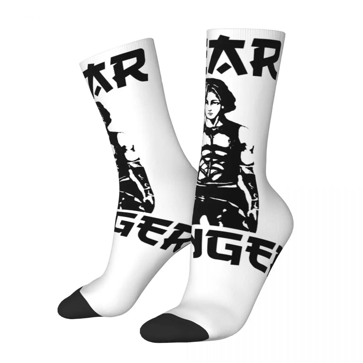 Winter Warm Retro Unisex Fear And Hunger Socks Sweat Absorbing Basketball Socks