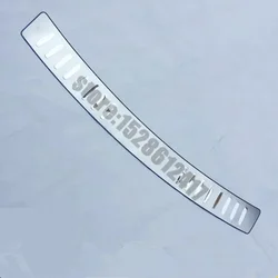 Stainless Steel Rear Bumper Protector Sill Trunk Tread Plate Trim for Subaru Forester 2008 2009 2010~2012 Car Accessories