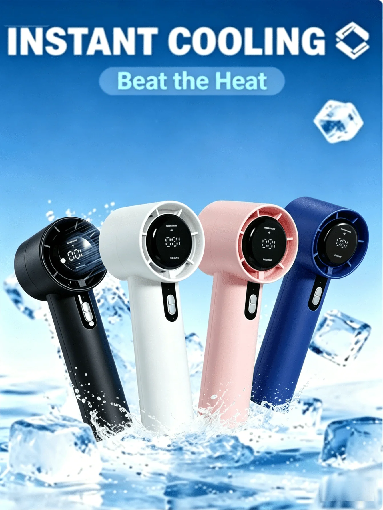 

New USB Rechargeable Mini Handheld Fan, High-Power Quiet Portable Electric Fan, Suitable For Office, Dorm, Outdoor, Long Battery Life, Super Cooling, Popular In Spring & Summer, Bridesmaid Gift, Room & Bedroom Decor, Beach Travel, Unisex, Vacation, Cute G