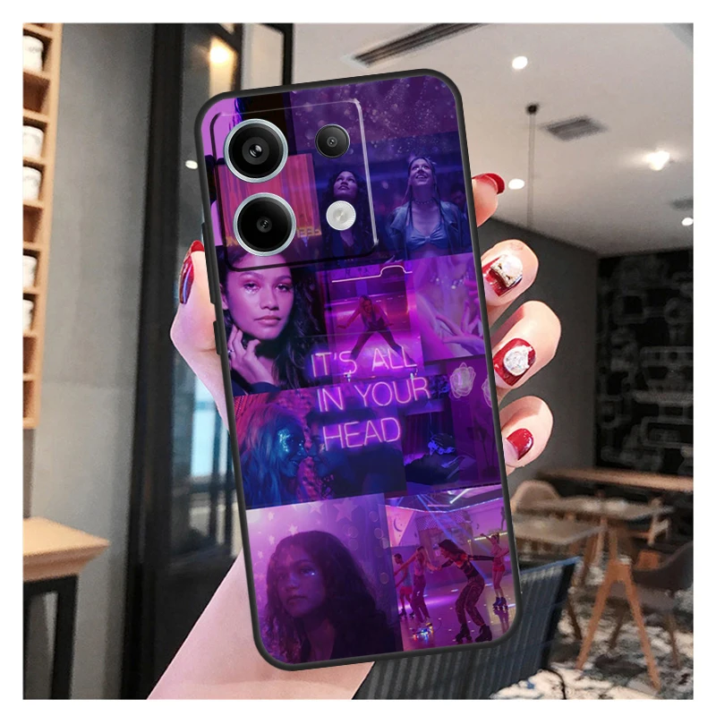 American TV Euphoria Zendaya Rue Case For Xiaomi Redmi Note 13 12 11 9 10 Pro 9S 10S 11S 12S Redmi 13 12 10C 12C 13C Coque