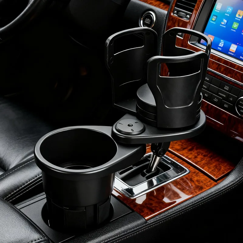 

Car Cup Holders Extender Aroma Organizer Drink Holders New Car Adjustable Multifunctional Dual Cup Holder with Cell Phone Holder