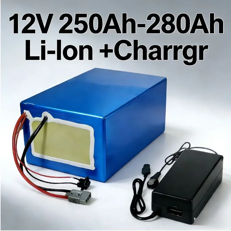 

Premium 12V 250-280Ah Li-ion Battery with Charger | 5000W E-Bike/Motorcycle Compatible | Smart BMS for Safe Stable Performance |