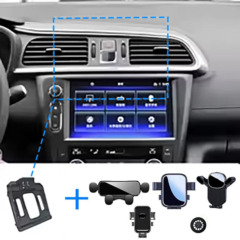 

Car Phone Holder For Renault Kadjar 2015 2016 2017-2019 Mobile Phone Mounts Car Wireless Charging Special Fixed Base Accessories