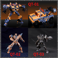 In Stock Transformation Toys QT01 Battletrap QT-02 QT02 Cheetor QT-03 Nemesis Transform 7 Action Figures Toys Collection Gifts