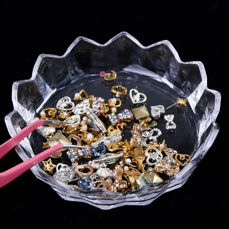 Porte-brosse à ongles, support organisateur, conteneur de nettoyage, boîte de rangement, plateau, plaque, strass, affichage de paillettes, outils d'art des ongles