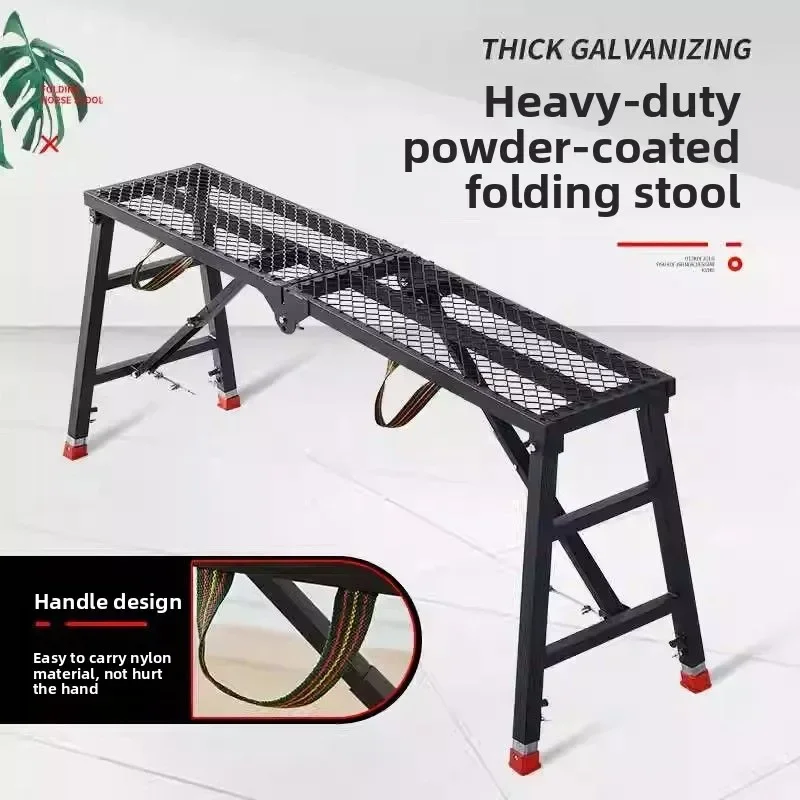 

Horse stool extra thick multifunctional scaffolding decoration Horse stool construction folding ladder
