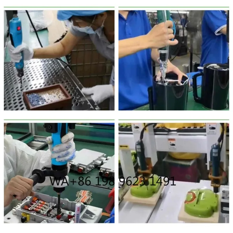 Brushless Motor Screwdriver, industrial adjustable torque structure, high torque handheld tool for factory assembly and hardware
