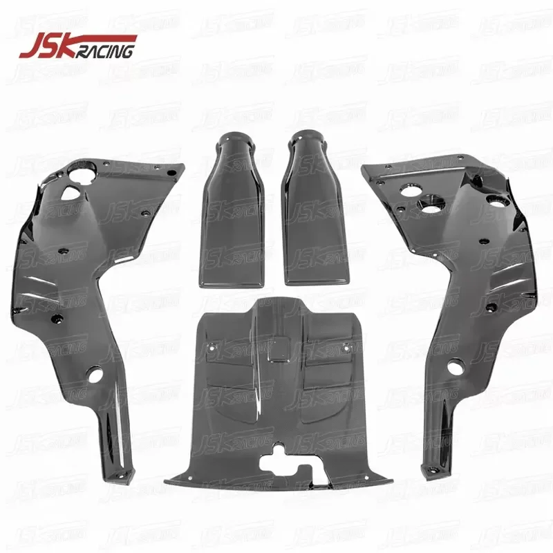 Carbon Fiber Engine Cover Engine Compartment for 2013-2015 Ferrar F12 Berlinetta (5 Pcs) (Plain Weave)