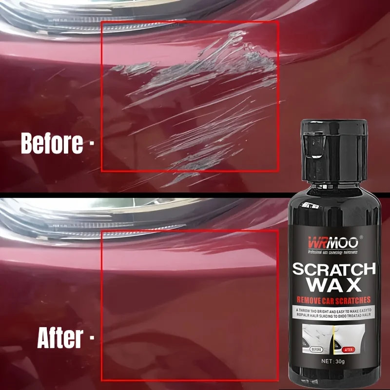 Scratch Remover Wax & Polish Kit - Motorcycle Metal Surface Repair, Restores Shine with Ceramic Coating
