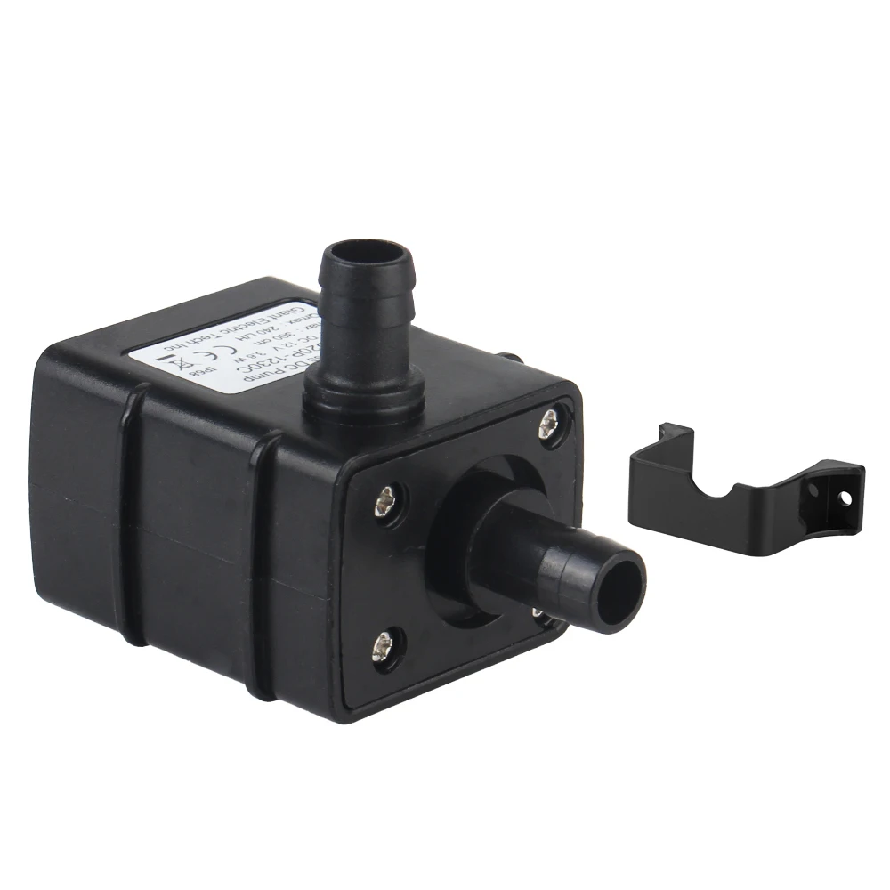 Para estanque de jardín pecera DC12V circulación de agua Micro 5V bomba de agua pequeña sin escobillas 120L/H USB bombeo Mini bomba sumergible