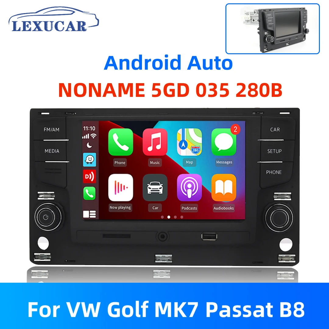 Noname 5GD035280B Carplay Car Radio 6.5 inch MIB 2 Android Auto Player for VW Golf 7 7.5 for Passat B8 MQB Tiguan Sportvan