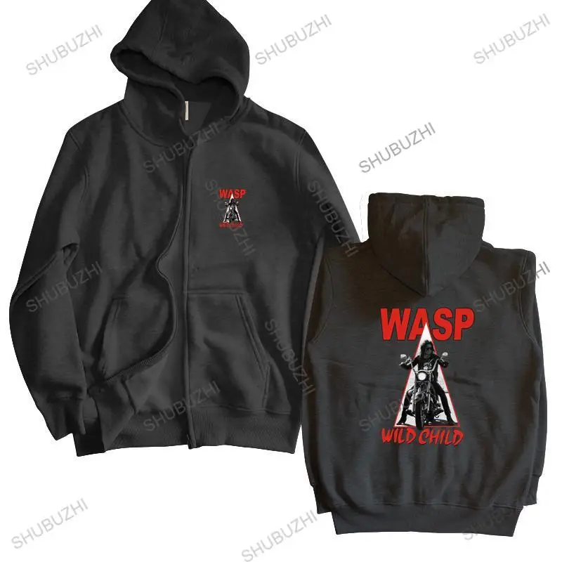 

homme cotton hoodies zipper W.A.S.P. WILD CHILD men shubuzhi brand winter hoody brand men autumn hoodie