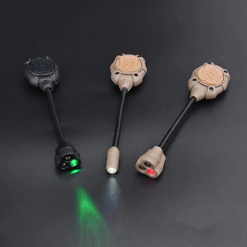 Airsoft Tactical Helmet Lamp Strobe Light Mpls 3 Mode LED Lights Military Fast Hunting Survival Safety FlashLight SF PEQ Surefir
