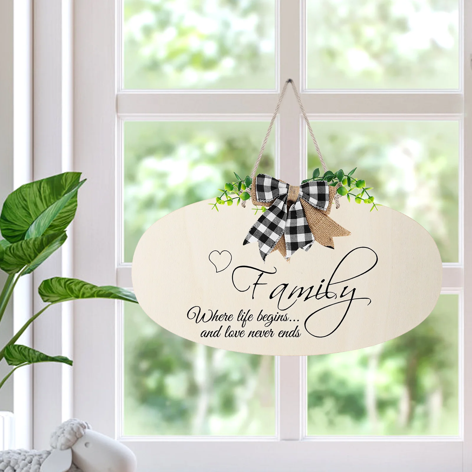 

10pcs Wooden Hanging Decorations Unfinished Wood Chips DIY Crafts Supplies Graffiti Accessories Christmas Home Decor