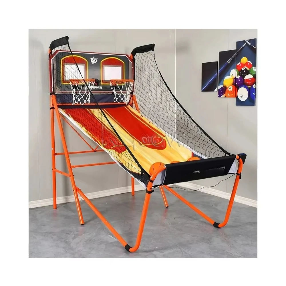 التجارية رخيصة جديدة التسلية الإلكترونية للأطفال بارك ممر اطلاق النار المدرب لعبة كرة السلة آلة للبيع #2
