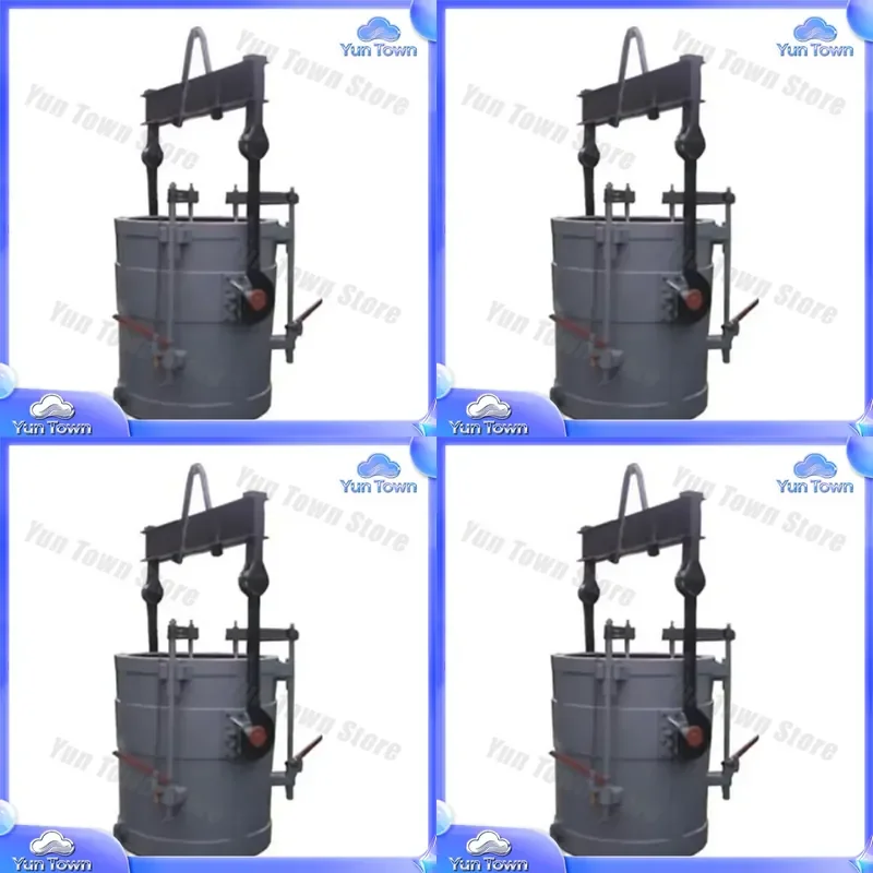 Hot Metal Casting Ladle for Foundry Equipment Nodular Ductile Iron Teapot Lifting Bag Molten Metal Handling Tool