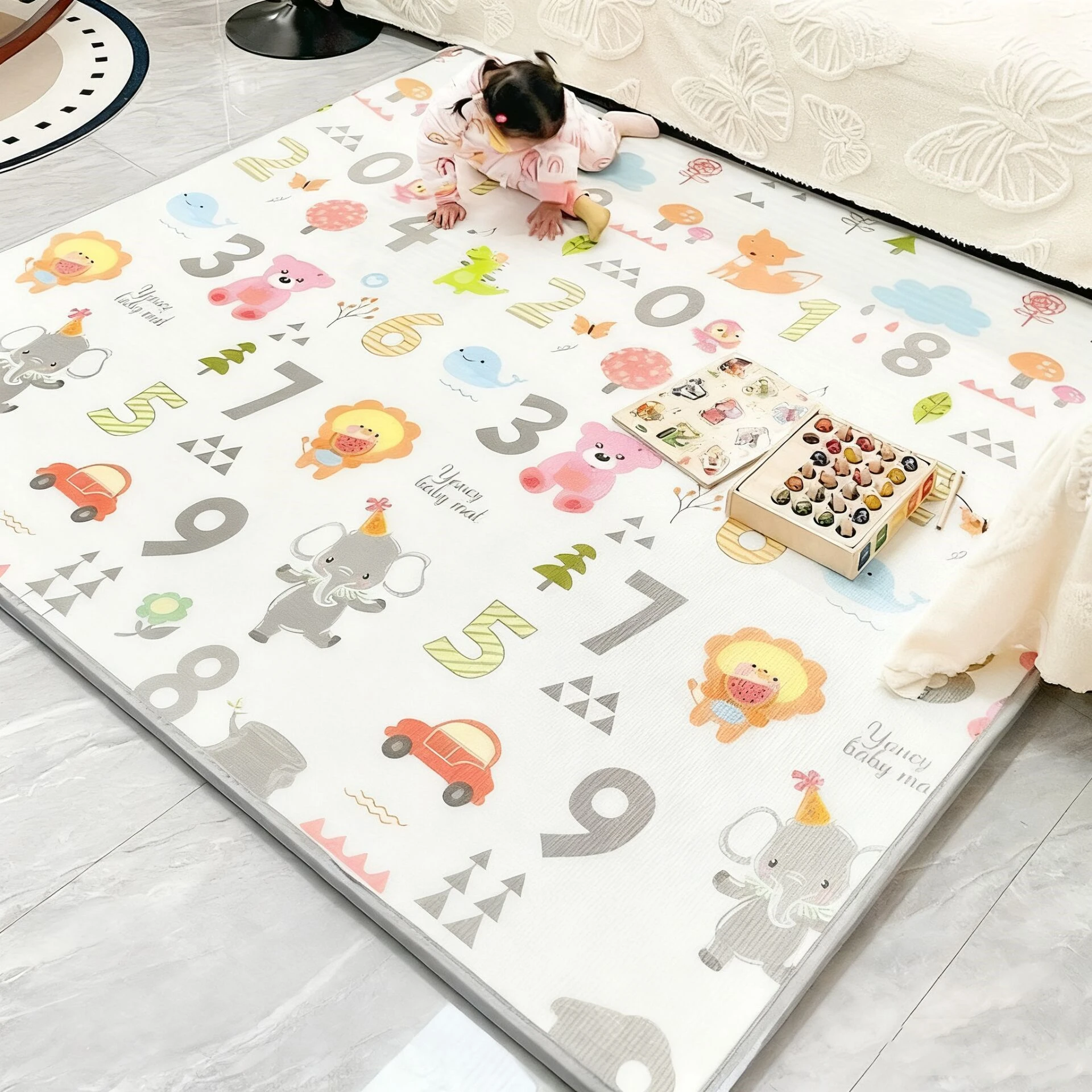 150x180/120x180cm Baby Activity Gym Non-toxic Baby Game Mat for Children's Safety Rug Baby Crawling Play Carpet Folding Sending