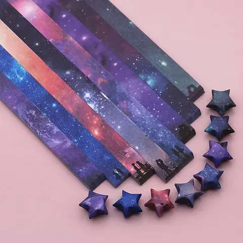 540 Sheets Origami Paper Stars DIY Hand Crafts Origami Lucky Star Paper Folding Origami Star Paper Strips For Paper Arts Crafts