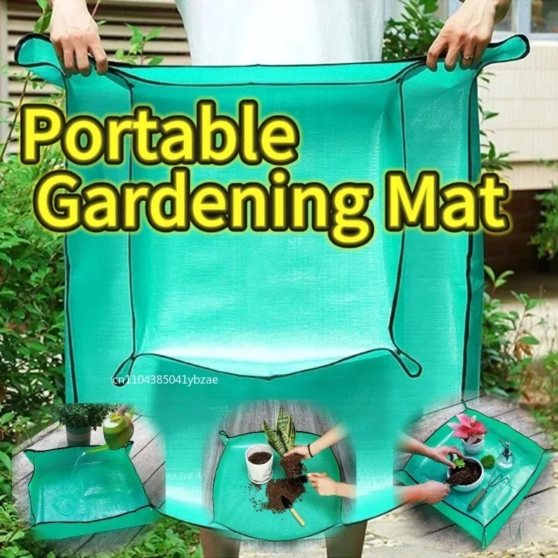 50-100cm Plant Regeneration Mat Waterproof Transplant Mat Portable Square Foldable and Easy To Clean Succulent Transplant Mat