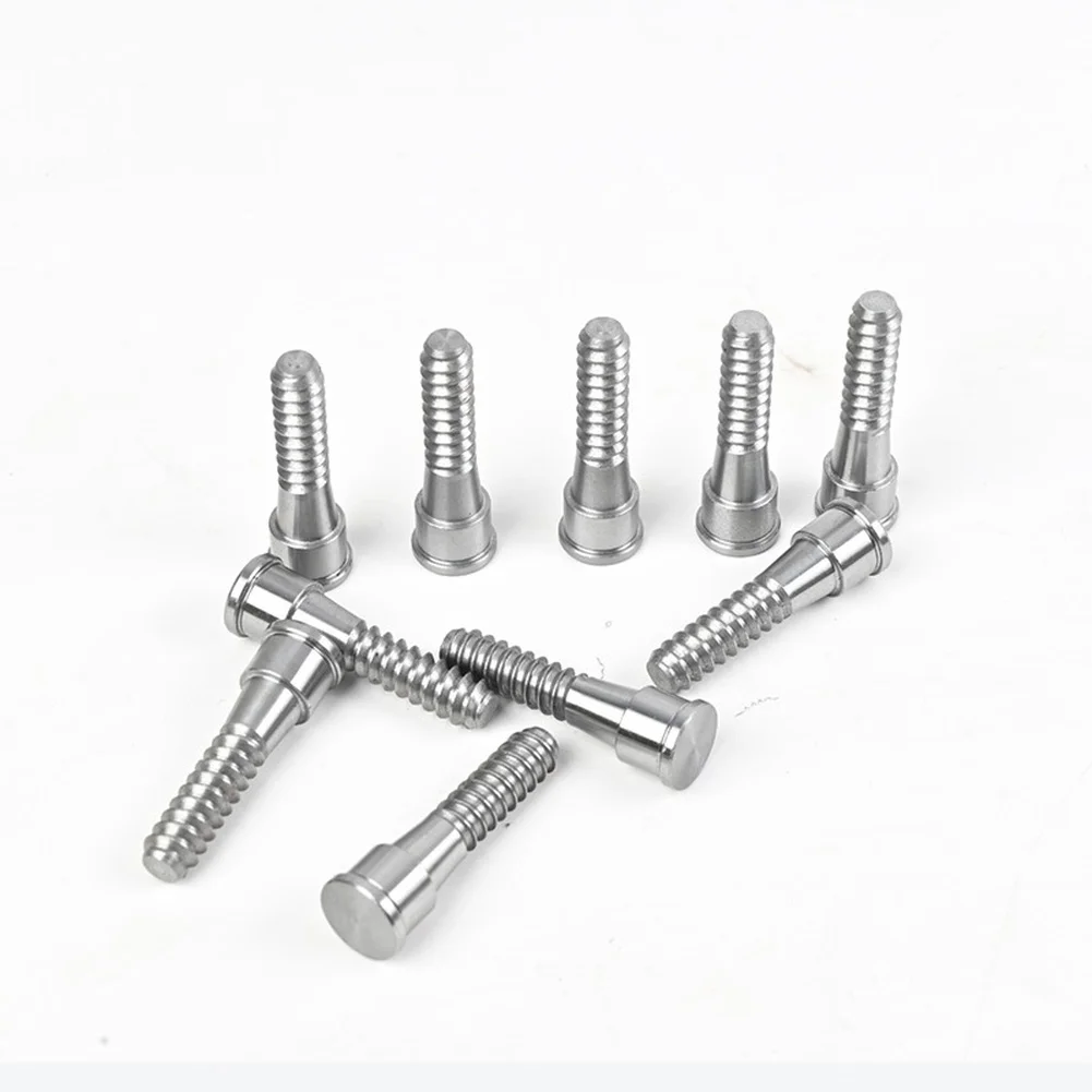 Tornillo de mandril de engranaje cónico de 3 75 pulgadas 45 #   Material de acero, cabeza redonda plana, 54 mm de longitud, adecuada para torno de madera y uso de portabrocas de engranajes