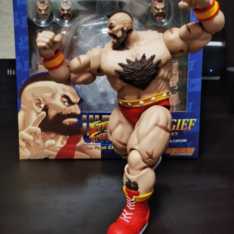 

New Zangief Street Fighter 2 Series St 1/12 Action Figure Storm Collection Custom Toys Model Kits Movable Figurine Decor Gifts