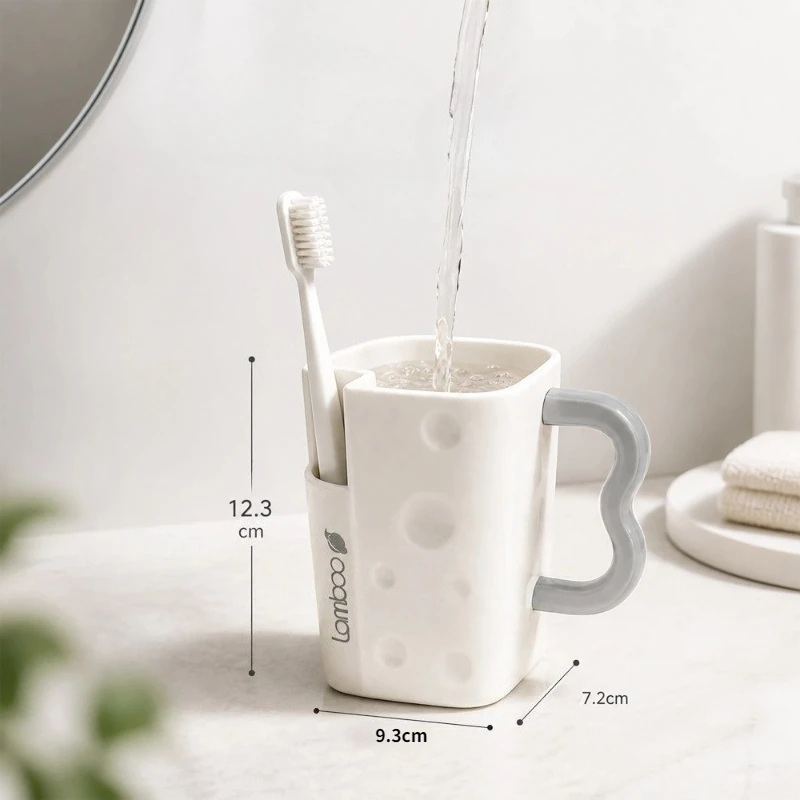 Bathroom Tumbler Set For Toothbrushes Home And Student Use_voghion.com