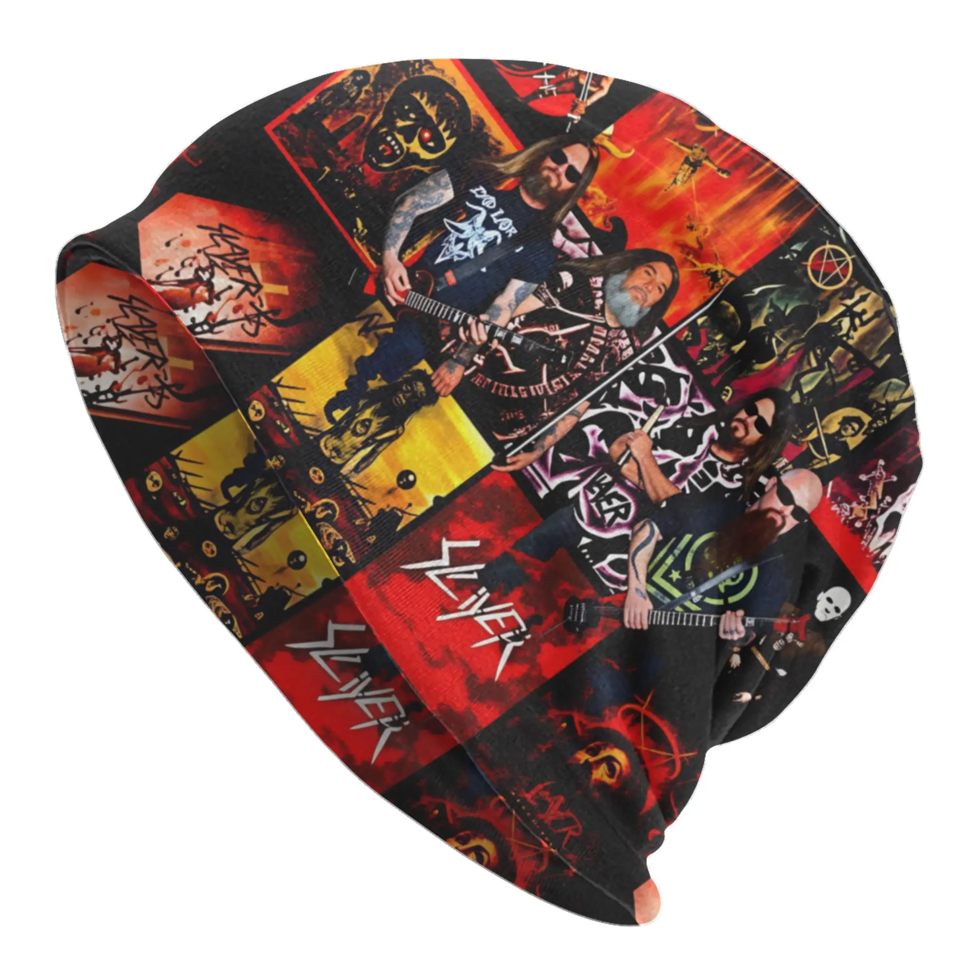 S-Slayers Heavy Metal Rock Beanie Cap Unisex Winter Warm Bonnet Femme Knitting Hats Cool Outdoor  Skullies Beanies Hats For