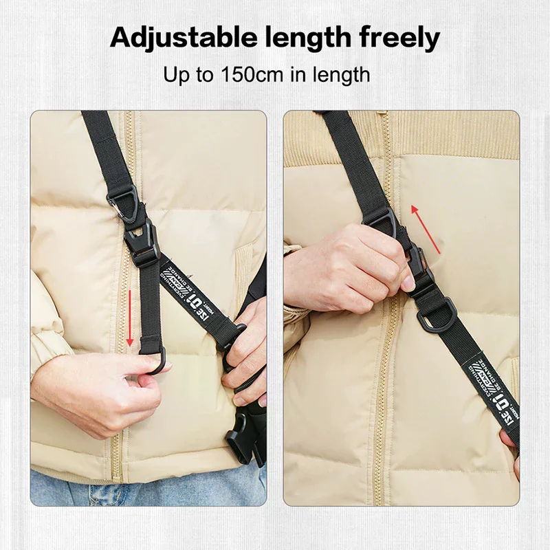 

1PC Outdoor Strap for Tactical Storage; Adjustable Crossbody Suit for Backpacks.