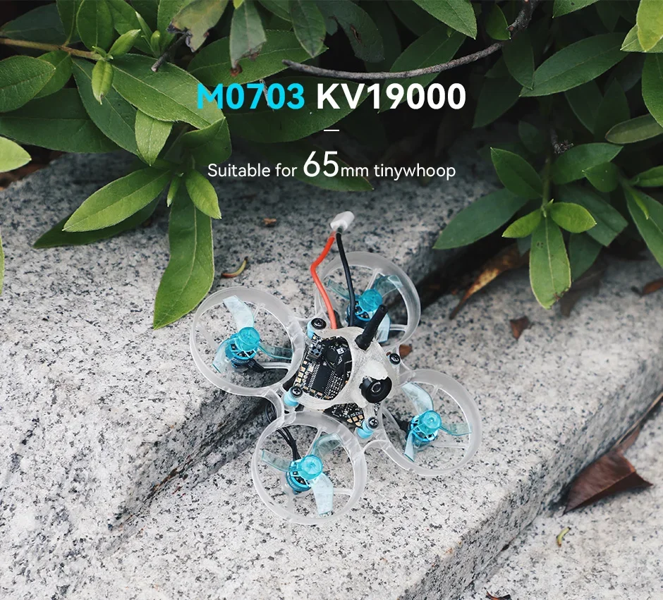 T_MOTOR M Series M0703 65-75mm Tiny Whoop Indoor Racing Fpv Motor KV19000 มอเตอร์ไร้แปรงถ่าน