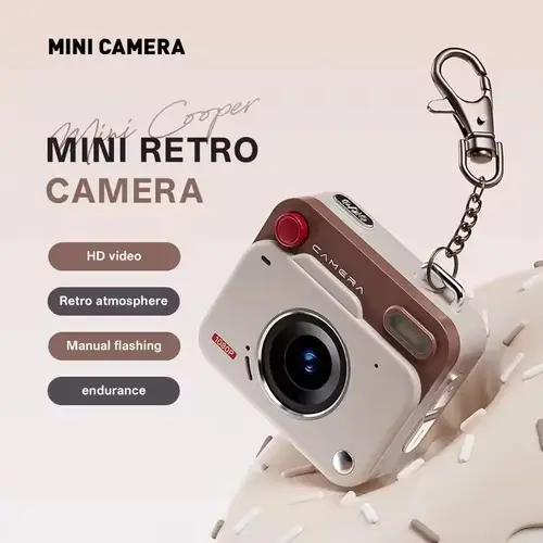 HD CCD Retro Mini cámara Digital compacta fotografía al aire libre fotografía de viaje cámara de vídeo niños regalo de cumpleaños