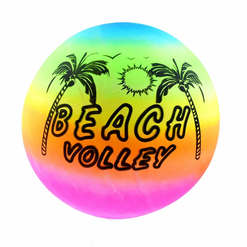 3 szt. 22cm Dziecięca dmuchana piłka zabawka Olśniewający kolor dmuchana piłka Piłka plażowa Zabawka do sportów na świeżym powietrzu dla rodziców i dzieci do zabawy w wodzie