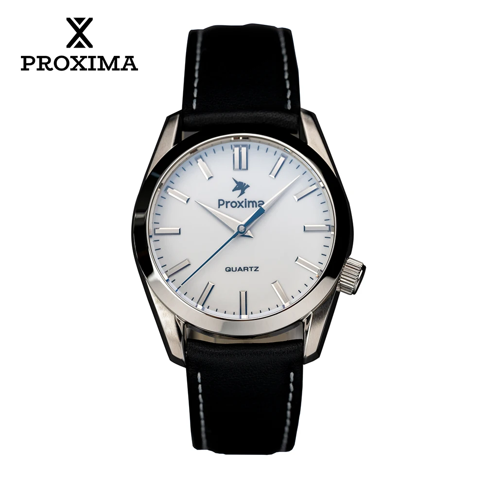 

Proxima PX1691 2022 New 38MM Men Retro Mechanical Watch PT5000 Luxury Stainless Steel AR Sapphire Crystal Glass 100m Waterproof