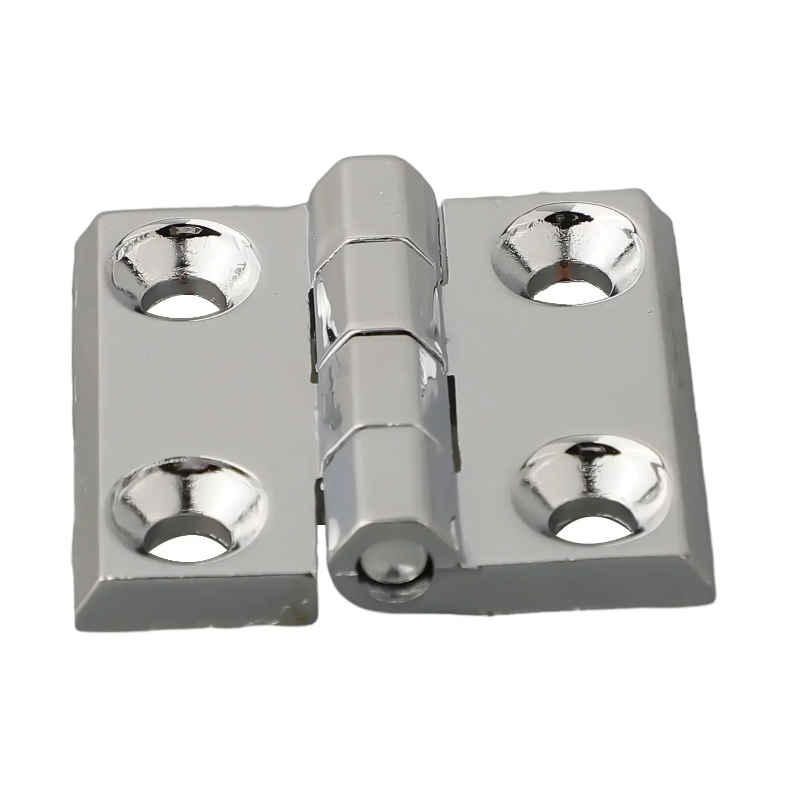 1PC Zinc Alloy Butt Hinges Cabinet Door Hinges Aluminium Box Backflap Shed Door Hinges Silver Furniture Hardware