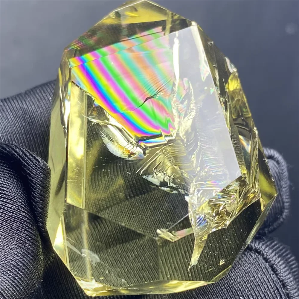 

Natural Yellow Citrine Quartz Crystal Women Men Pendant 43x32x20mm Wealthy Rare Bead Necklace Jewelry AAAAA